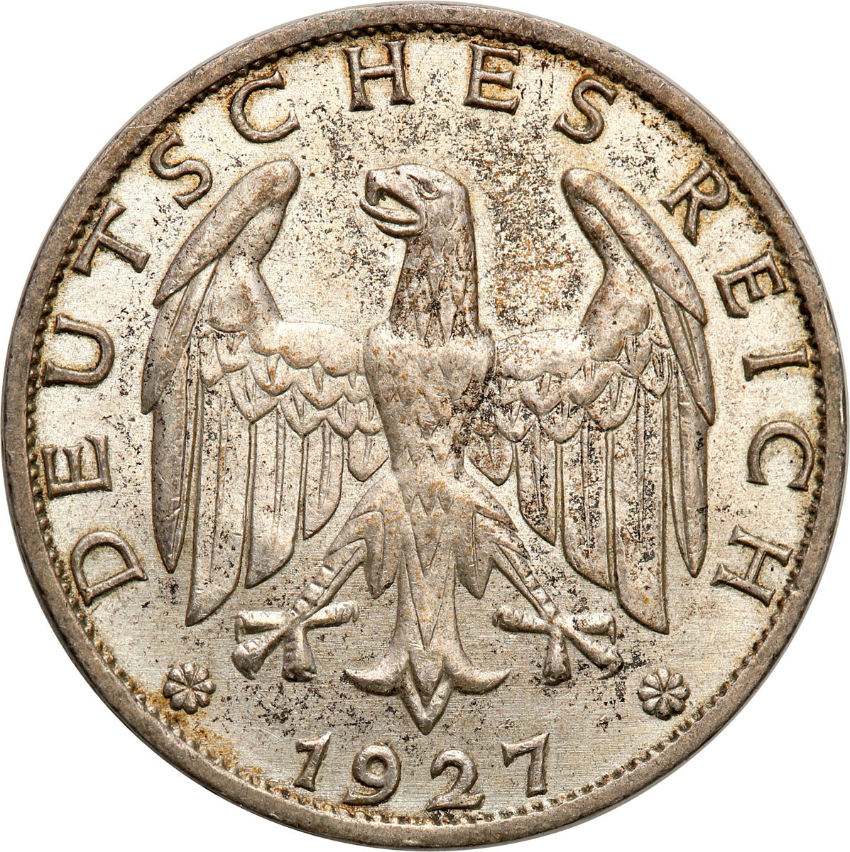 Niemcy, Republika Weimarska. 1 marka 1927 A, Berlin - RZADKA